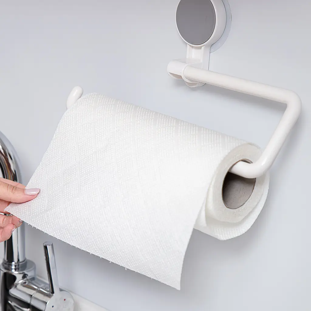 Тримач клейкий для паперових рушників МВМ My Home BP-10, білий (BP-10 WHITE) - фото 6