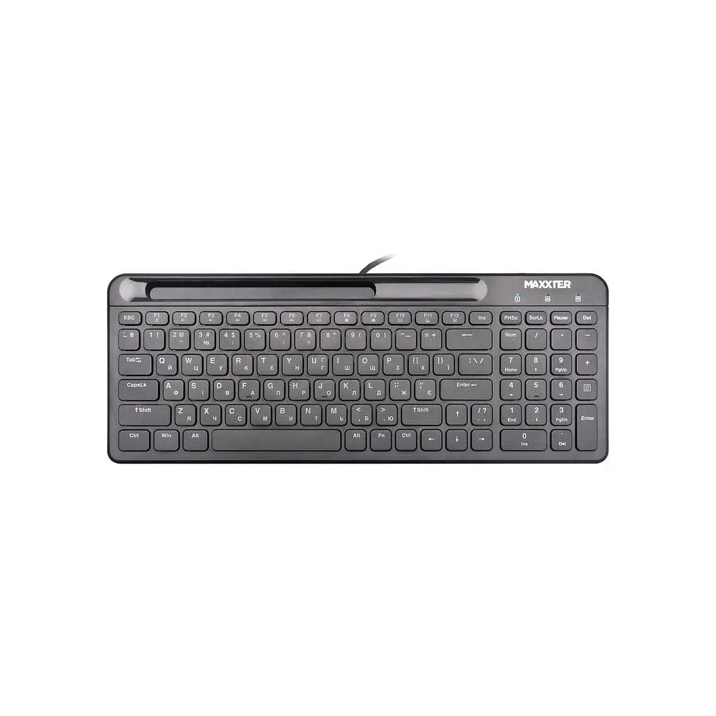 Клавіатура Maxxter USB Black (KB-01B-UA)
