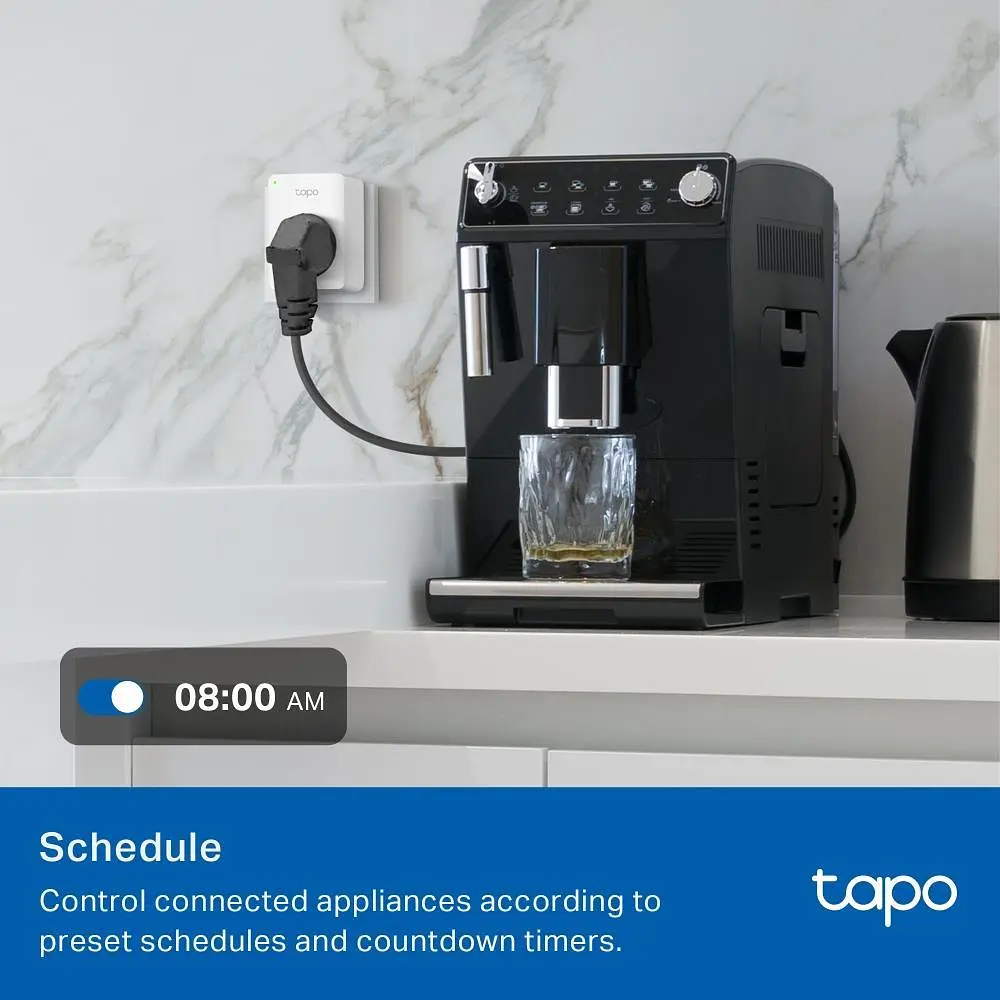 Умная розетка Wi-Fi, Tapo P100M TP-LINK - фото 4