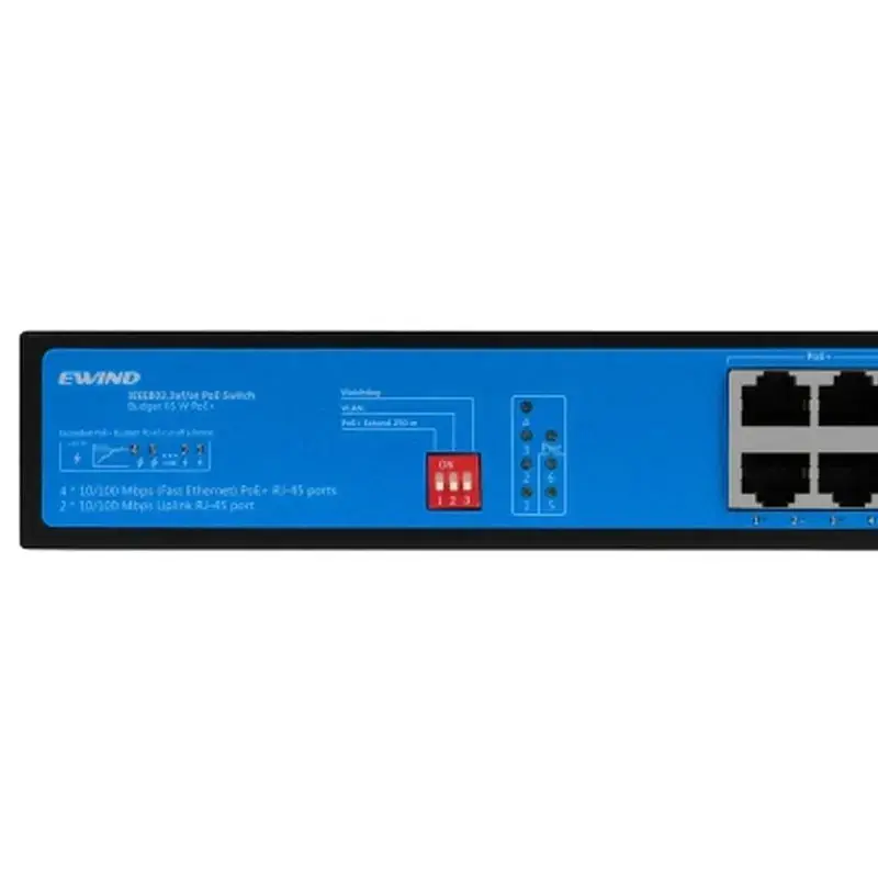 Комутатор мережевий Ewind EW-S1906CF-AP POE - фото 3