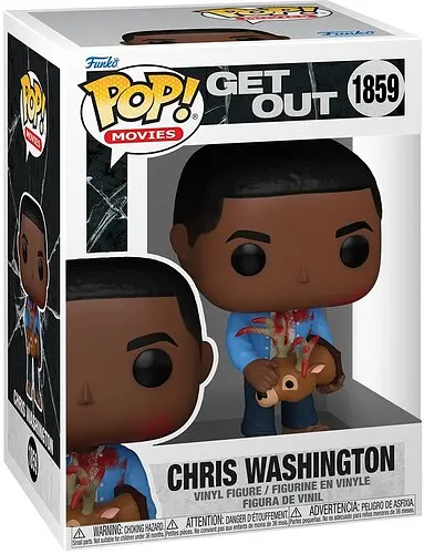 Коллекционная фигурка Funko Pop Прочь Крис Get Out Chris Washington with Deer 10 см GO CWD 1859 - фото 3