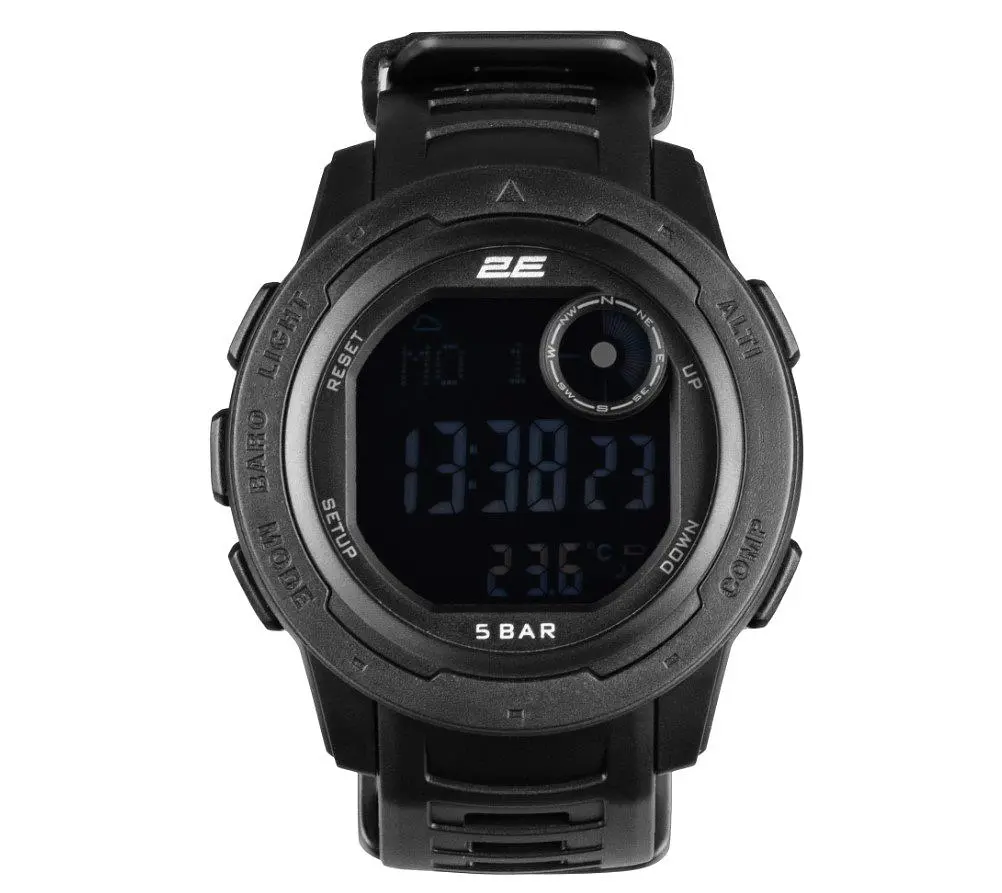 Тактичні смартгодинники 2E DeltaX Black з компасом і крокоміром - фото 2