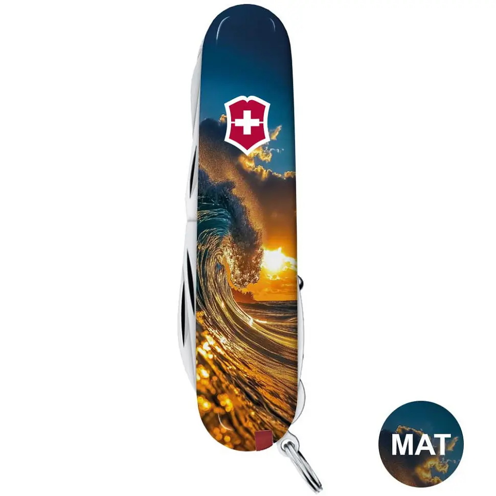 Складаний ніж Victorinox HUNTSMAN DESIGN Сонячна хвиля - фото 6