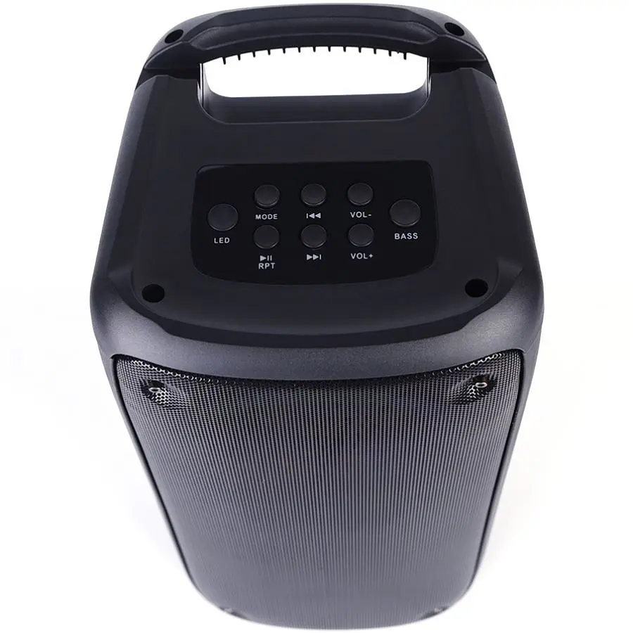 Акустична система 1.0 Media-Tech 40W, Bluetooth/AUX/microSD/MP3/USB/TWS/КАРАОКЕ/LED чорна (MT3181) - фото 4