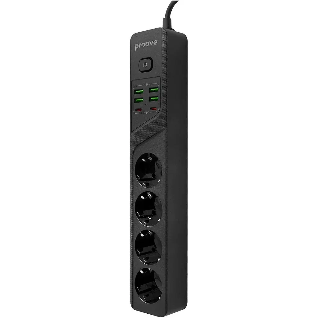 Мережевий фільтр Proove Power Strip P-04 3м (PSP442430001) [151660] - фото 2