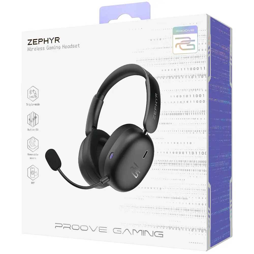 Бездротова ігрова гарнітура Proove Gaming Zephyr (APP) - фото 2
