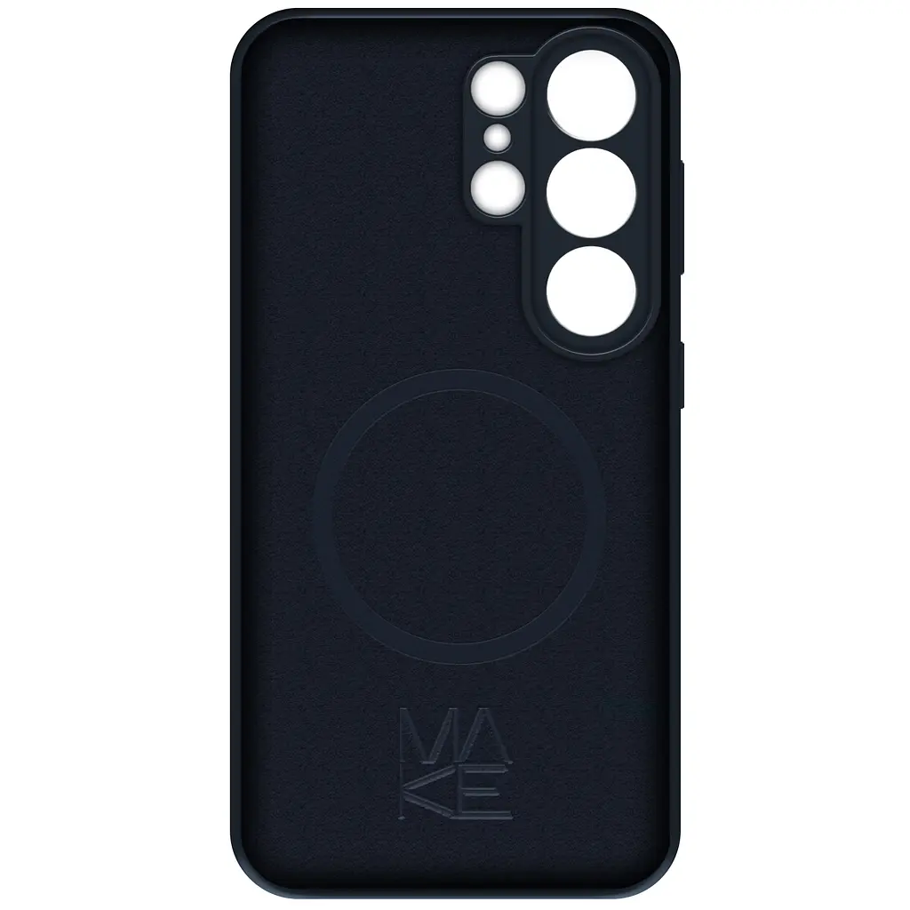 Чохол MAKE Samsung S26 Ultra Silicone Solo Black - фото 6