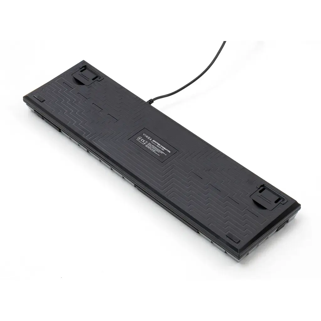 Клавіатура Vinga KBGM-090 LED Blue Switch USB Grey/Black (KBGM-090BL Grey/Black) - фото 8
