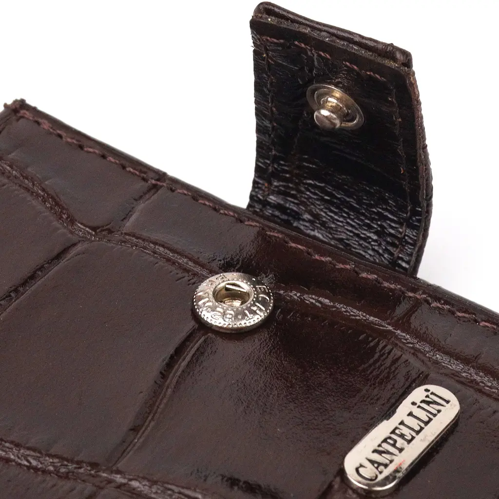Мужской кожаный кошелек Canpellini 11х8.3х1 см acs0025059 - фото 3