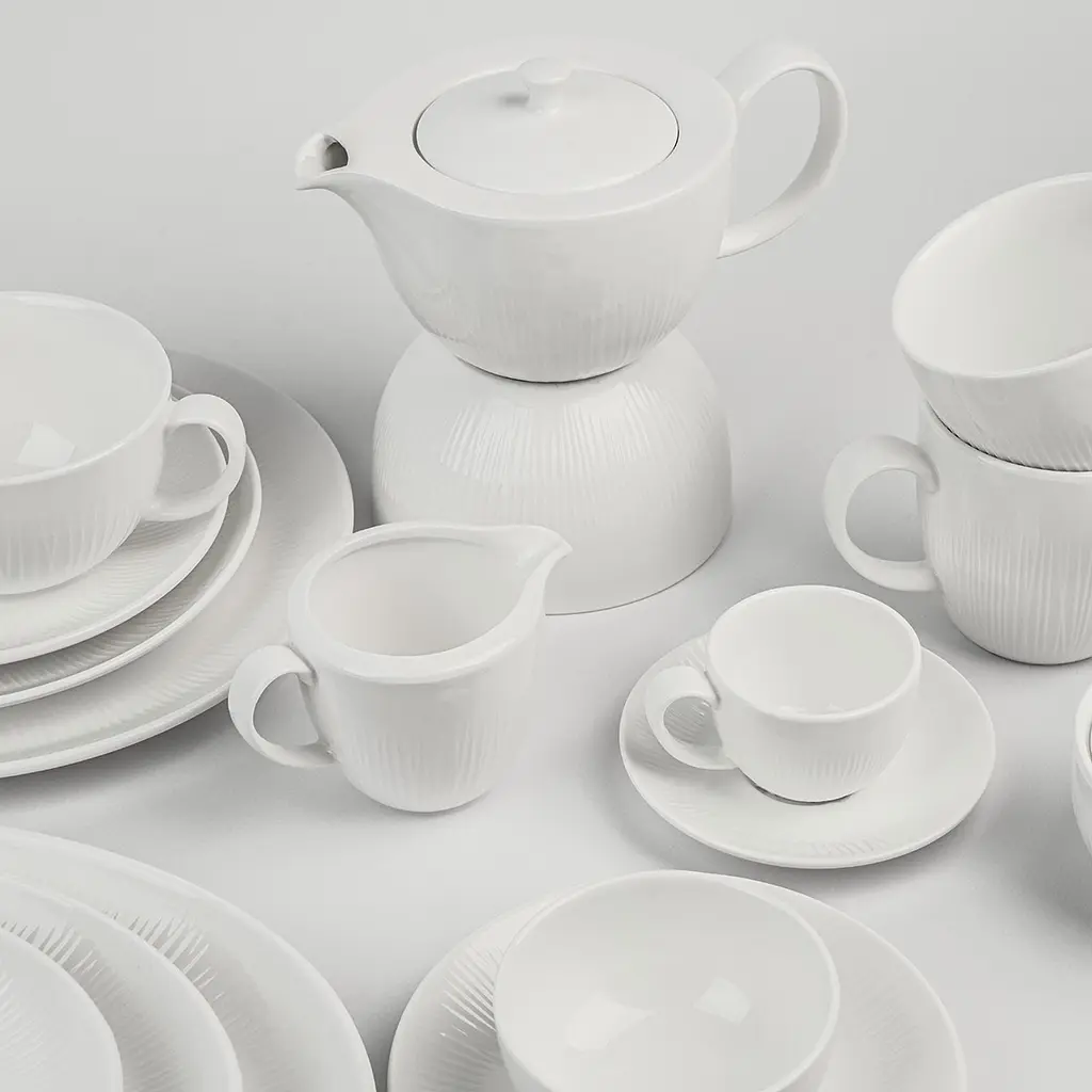 Блюдце МВМ My Home Промінь 11.5 см біле (KP-117 WHITE) - фото 14