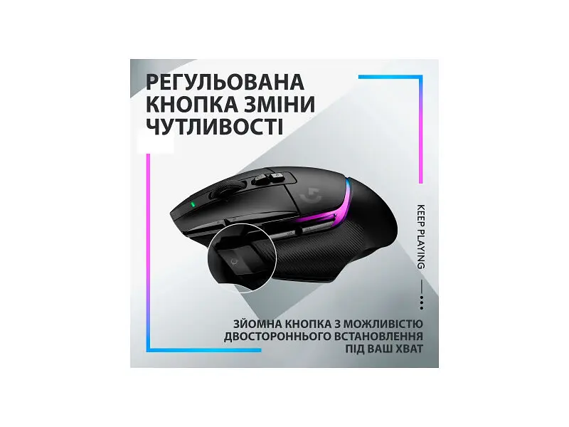 Миша Logitech G502 X PLUS Black (910-006162) - фото 6