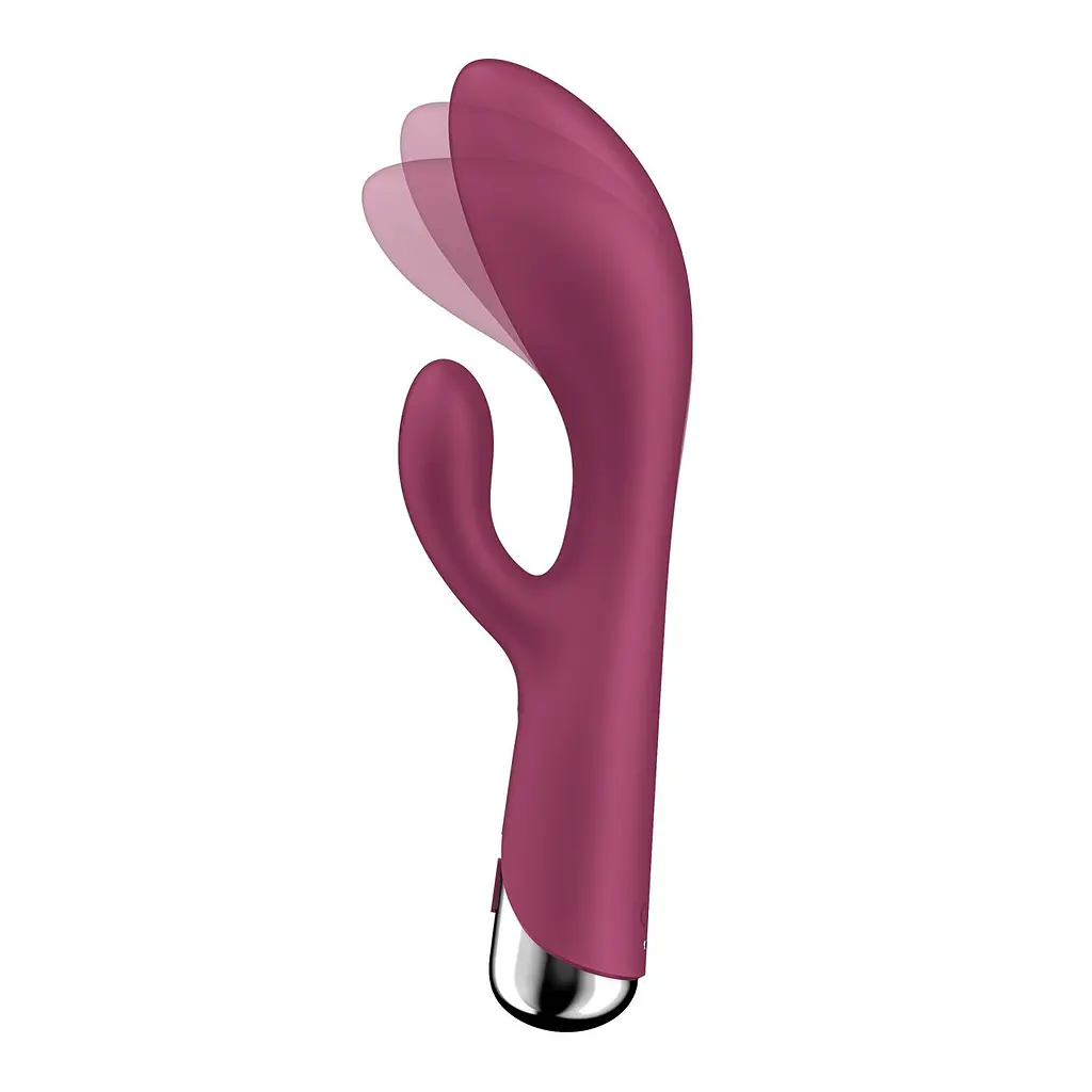 Вібратор-кролик з ротацією Satisfyer Spinning Rabbit 1 Red, 3 мотори - фото 3