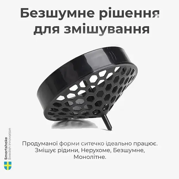Шейкер спортивний SmartShake Slim 500 мл Black (10253001) - фото 6