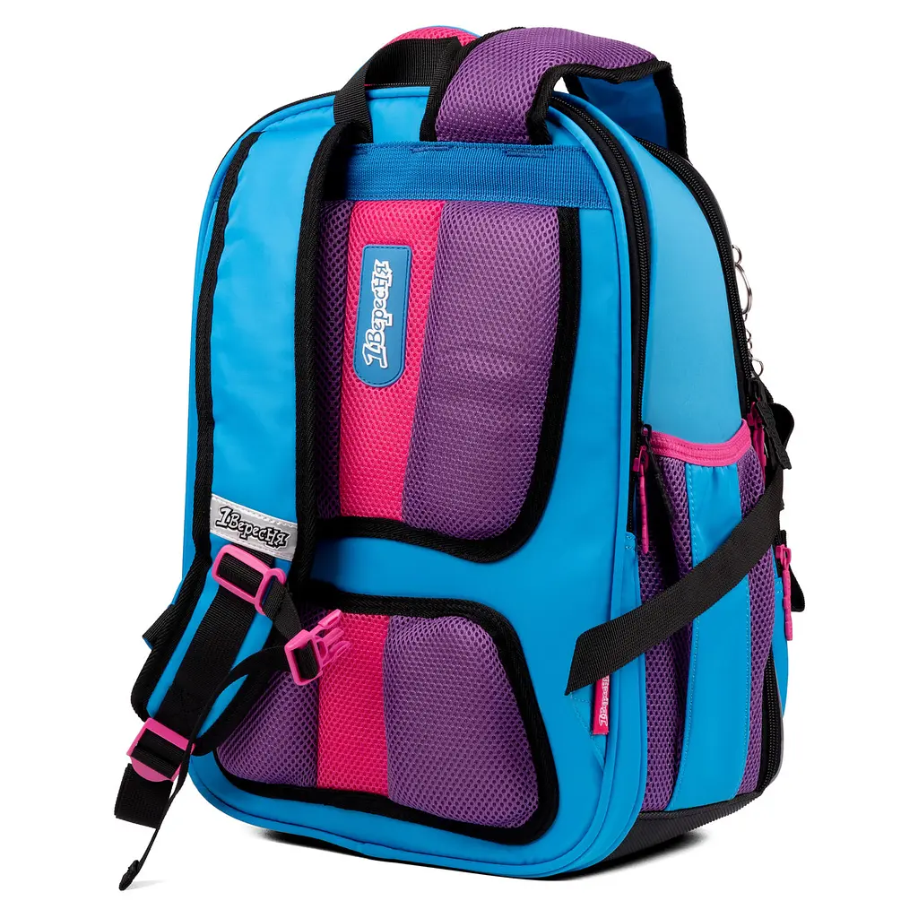 Школьный рюкзак 1Вересняполукаркасный S-97 Pink and Blue - фото 4