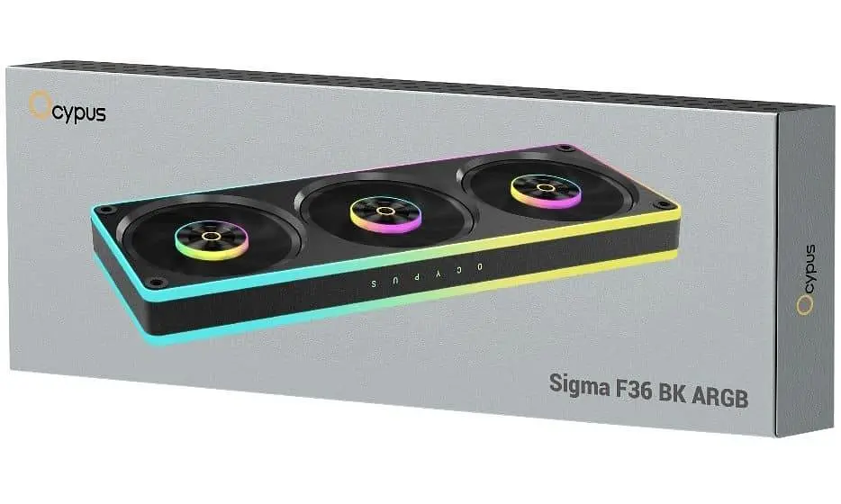 Вентилятор Ocypus SIGMA F36 ARGB Black (SIGMA-F36-BK3AM00X-GL) - фото 6