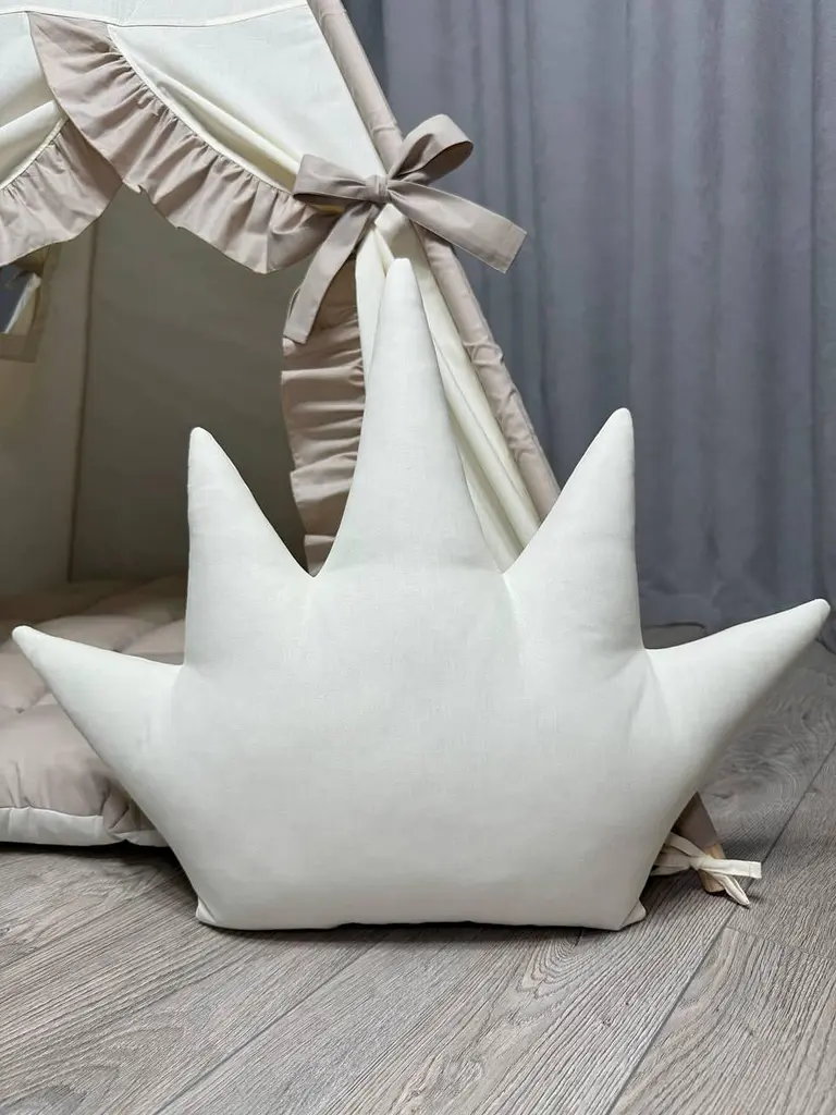 Вігвам для дівчинки Чудовий замок 12 з матрасиком БОНБОН та кошиком Повний комплект 0551 - фото 9