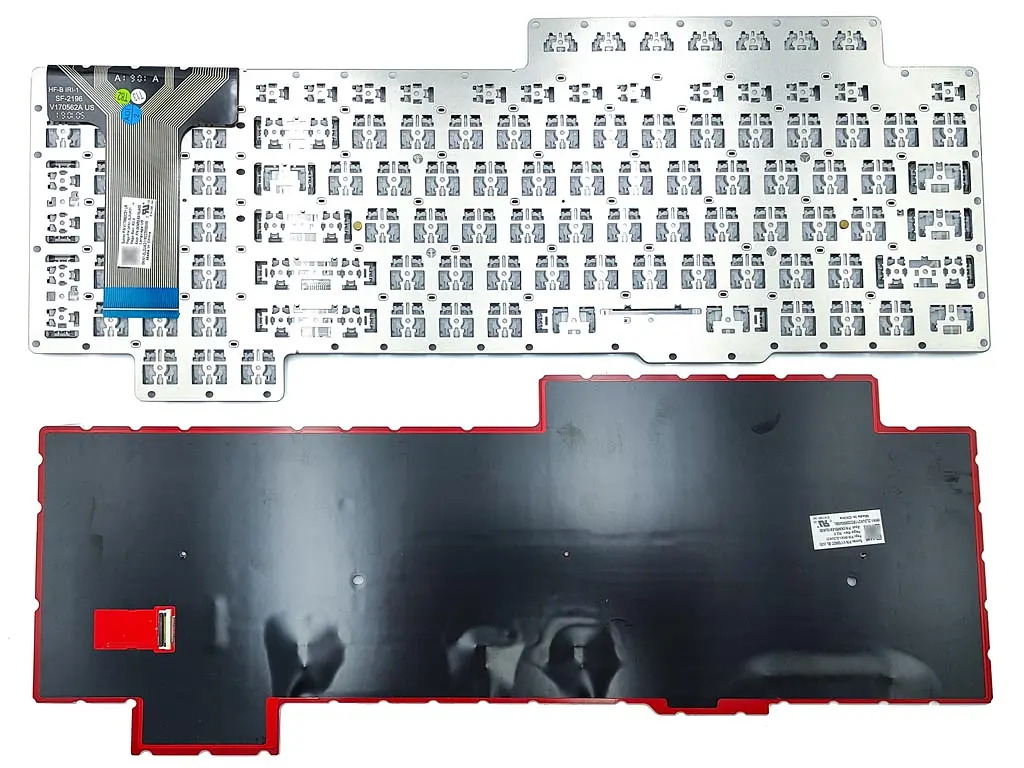 Клавіатура для ASUS G703 G703G G703V G703GI G703GS G703VI (RU Black без рамки з підсвічуванням). Оригінал - фото 2