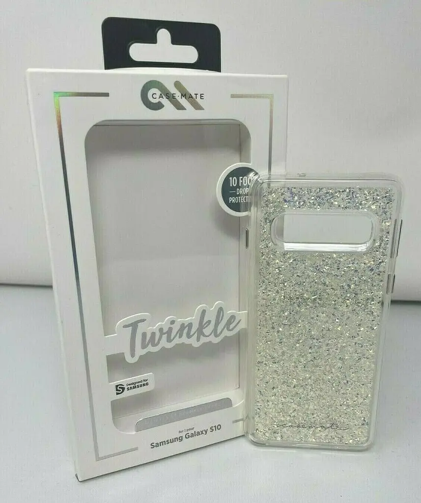 Чохол прозорий протиударний з блискітками Case-Mate Twinkle для Samsung Galaxy S10 (6.1") Stardust (Зоряний пил) - фото 2