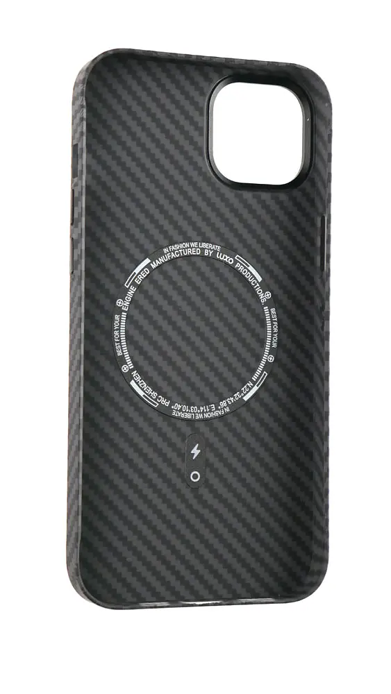 Чохол Luxo Free Air CarBon with MagSafe iPhone 14 PLUS Black - фото 3