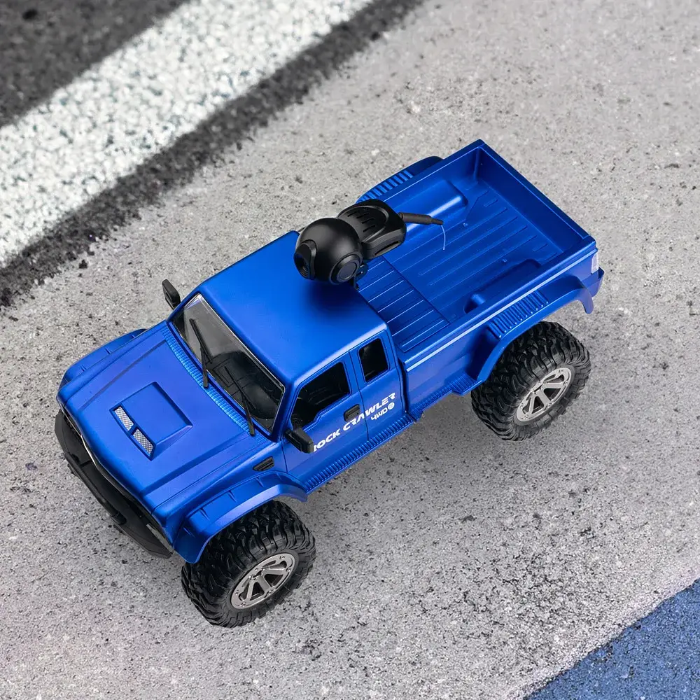 Машинка Otamanko 4x4 повнопривідний пікап з камерою синій - фото 9