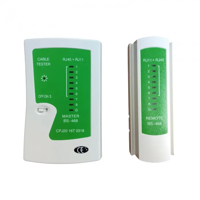 Тестер для мережевого кабелю LAN USB BS-468N RJ-45+RJ11