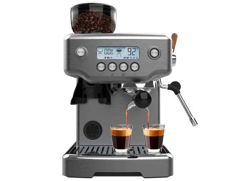 Рожкова кавоварка еспресо Cecotec Power Espresso 20 Barista Steel & Grind (A01_EU01_117505)
