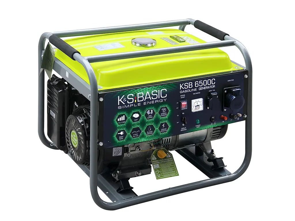 Генератор бензиновый Konner&Sohnen Basic 5/5.5 кВт KSB 6500C - фото 2