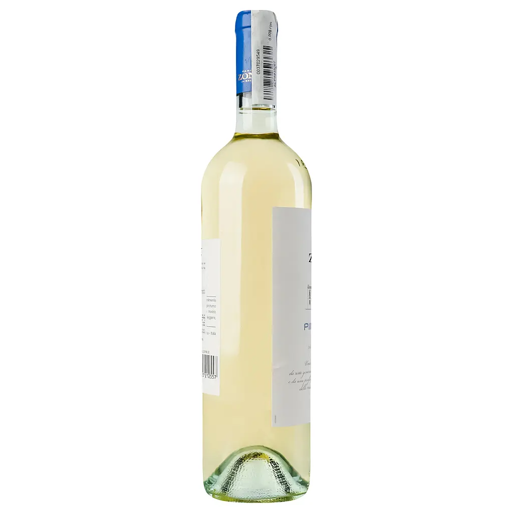 Вино Zonin Pinot Grigio IGP, біле, сухе, 13%, 0,75 л (37170) - фото 3