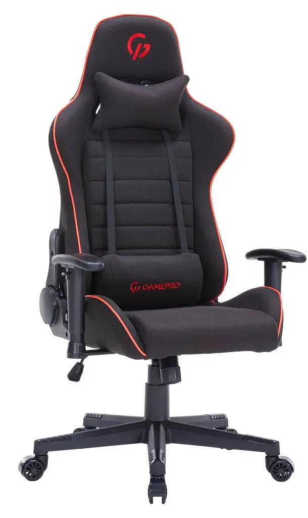 Крісло для геймерів GamePro GC575FB Black/Red - фото 3