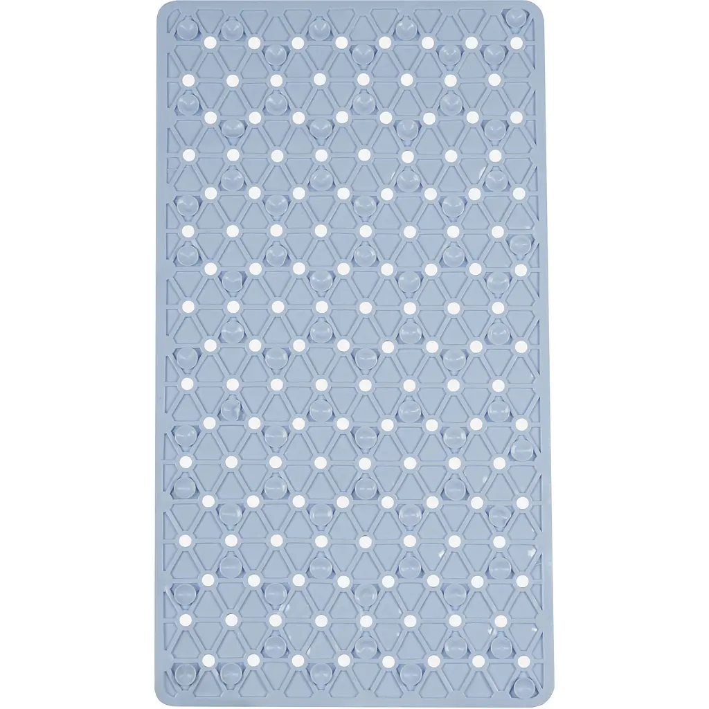 Килимок для ванної Eco Fabric Трикутники 68х37 см блакитний (6837-014) - фото 2
