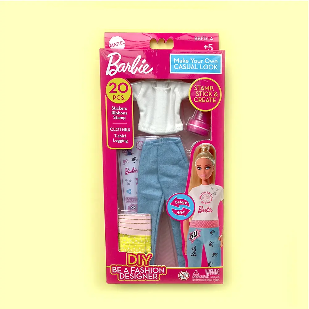 Набор для стилизации одежды Barbie INTEK Кежуал-стиль (BBFD1-A) - фото 6
