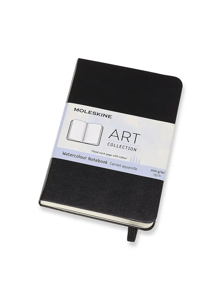 Записник Moleskine Art кишеньковий, Акварель Чорний (ARTMM805) - фото 2