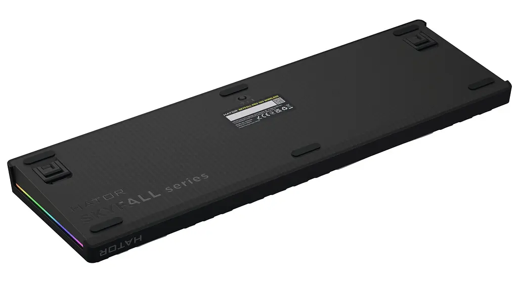 Клавіатура HATOR Skyfall 100 PRO Wireless Silent Switches US Grey Black (HTK4100) - фото 6