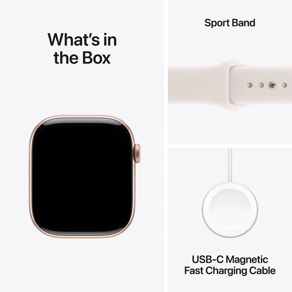 Смарт-годинник Apple Watch Series 11 GPS 46mm Rose Gold Aluminum Case with Light Blush Sport Band M/L (MEV74) [145288] - фото 4
