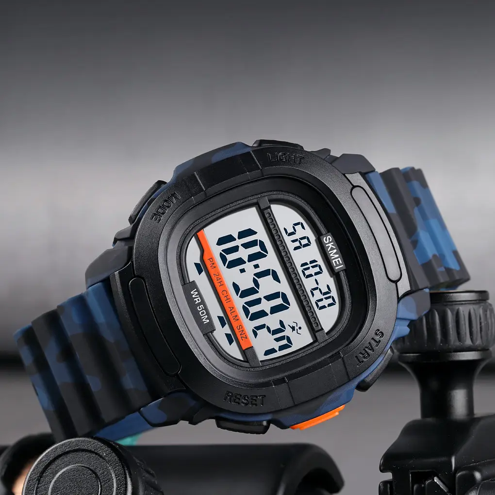 Наручний годинник чоловічий 1657CMBU Camouflage-Blue Skmei acs0030642 - фото 4