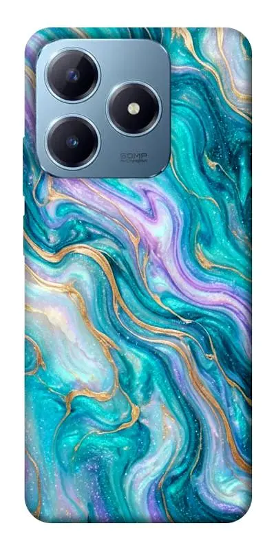 TPU чохол Demsky Mermaid marble для Realme C63 4G