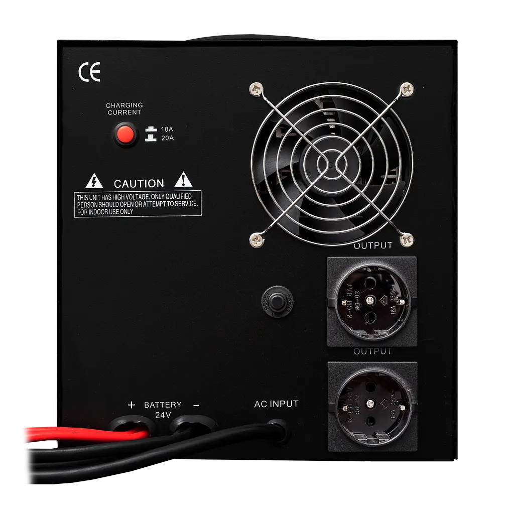 ДБЖ LogicPower LPY-PSW-2000VA+ (1400Вт) 10A/20A з правильною синусоїдою 24V - фото 4