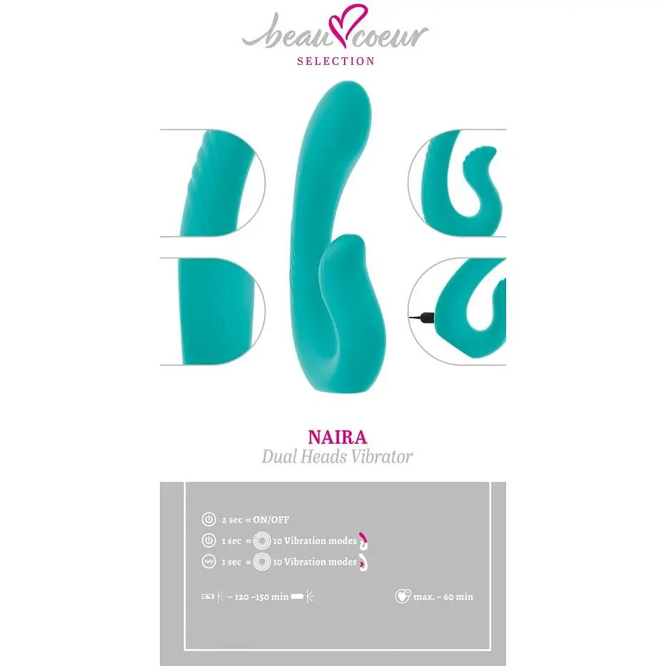 Вібратор Beau coeur Naira Dual Vibrator - фото 9