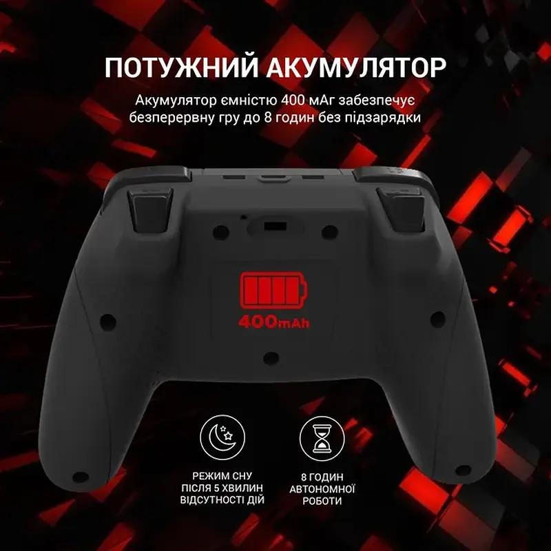 Ігровий геймпад GamePro GP600 Black - фото 11