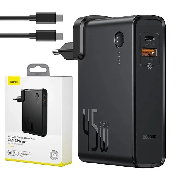 Внешний акумулятор Baseus Power Station 2-in-1 Quick Charger PPNLD-C01 - фото 6