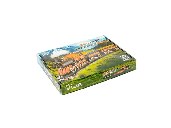 Дерев'яний 3D конструктор Потяг, PuzzleOk (Puz-00924), 231 дет. - фото 3