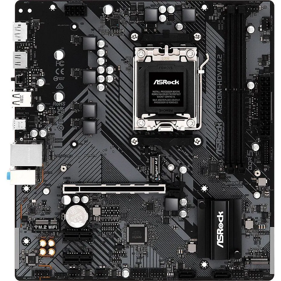 Материнська плата ASRock A620M-HDV/M.2 [147018] - фото 2