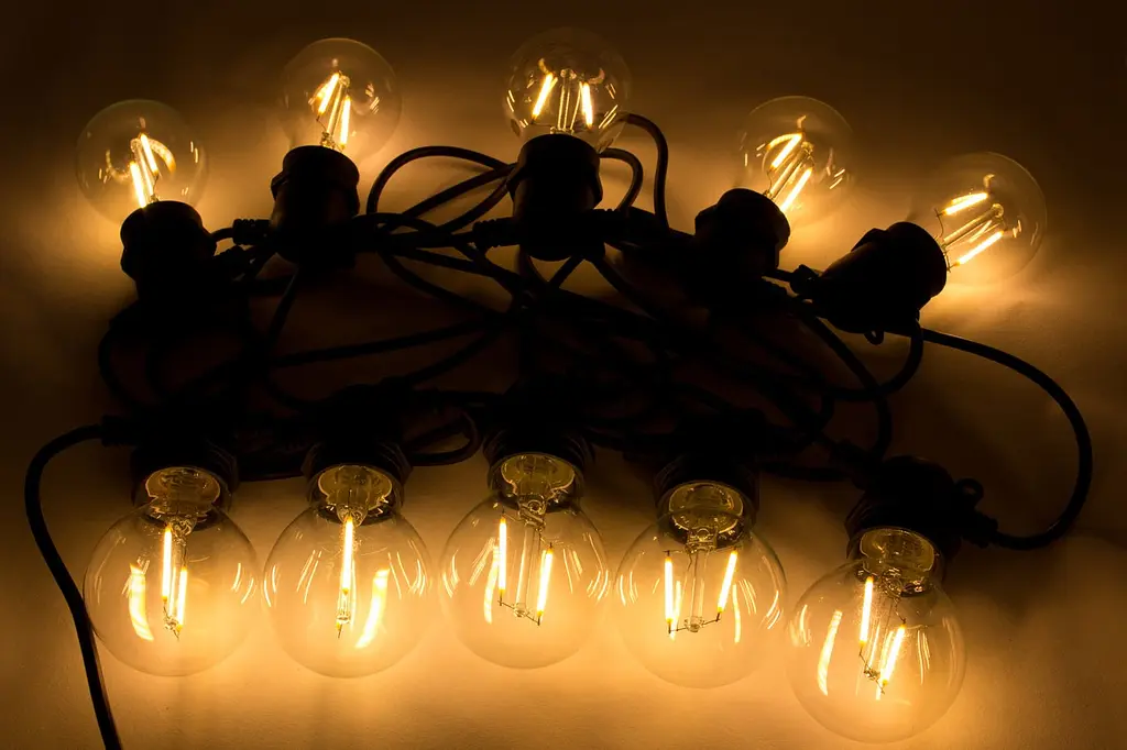 Світлодіодна новорічна гірлянда Devilon з двома нитками LED 10 л (930042) - фото 2