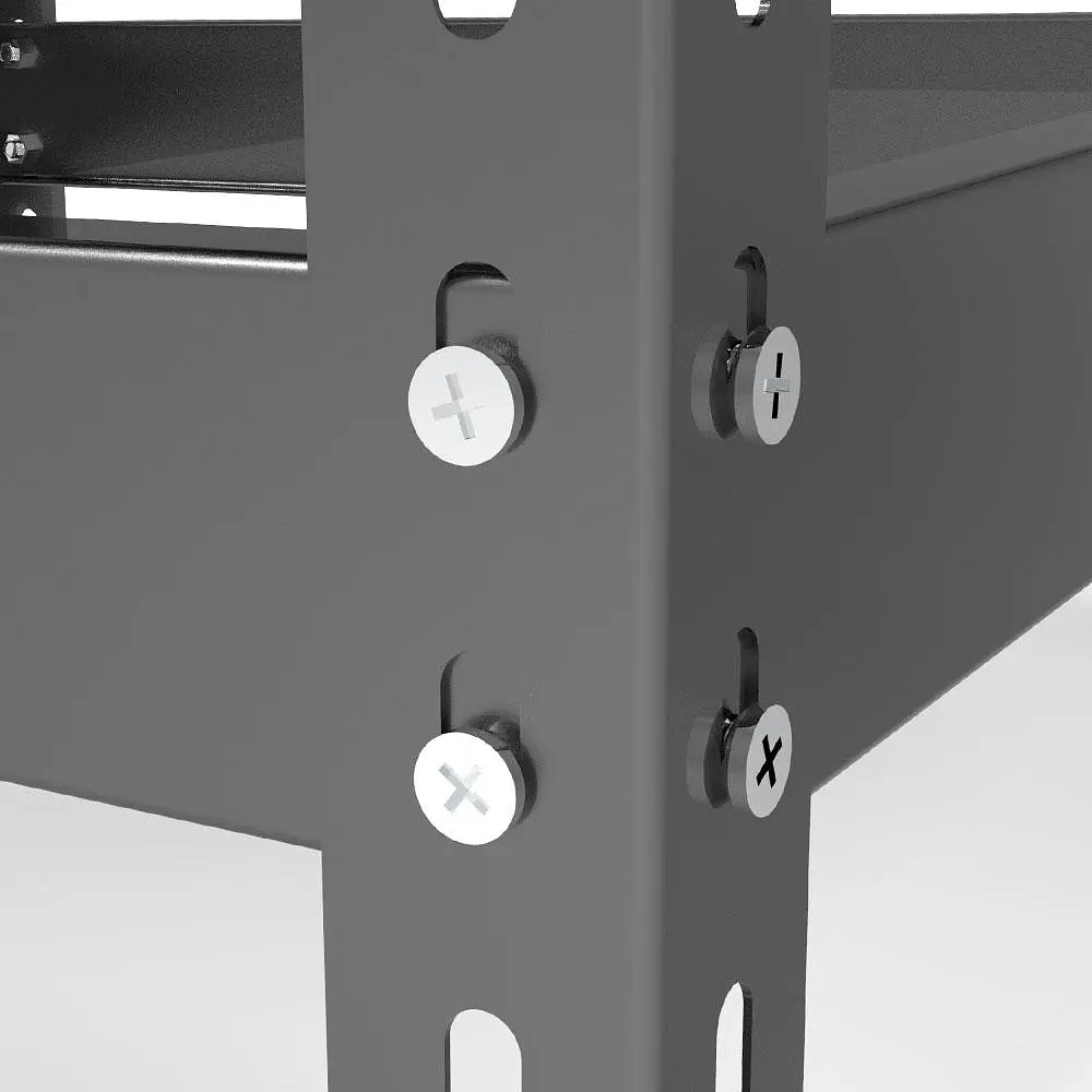 Металевий стелаж Emby Light Series (розмір 1500х600x450мм) 4 полиці ДСП до 100кг Оцинкований - фото 5