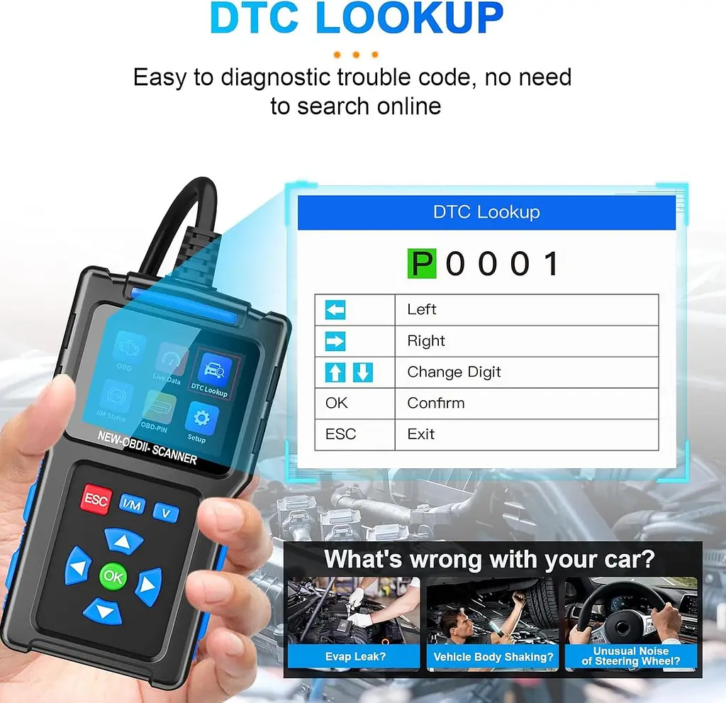 Діагностичний автосканер Topdiag T200 OBD2 для легкових авто та вантажівок - фото 2