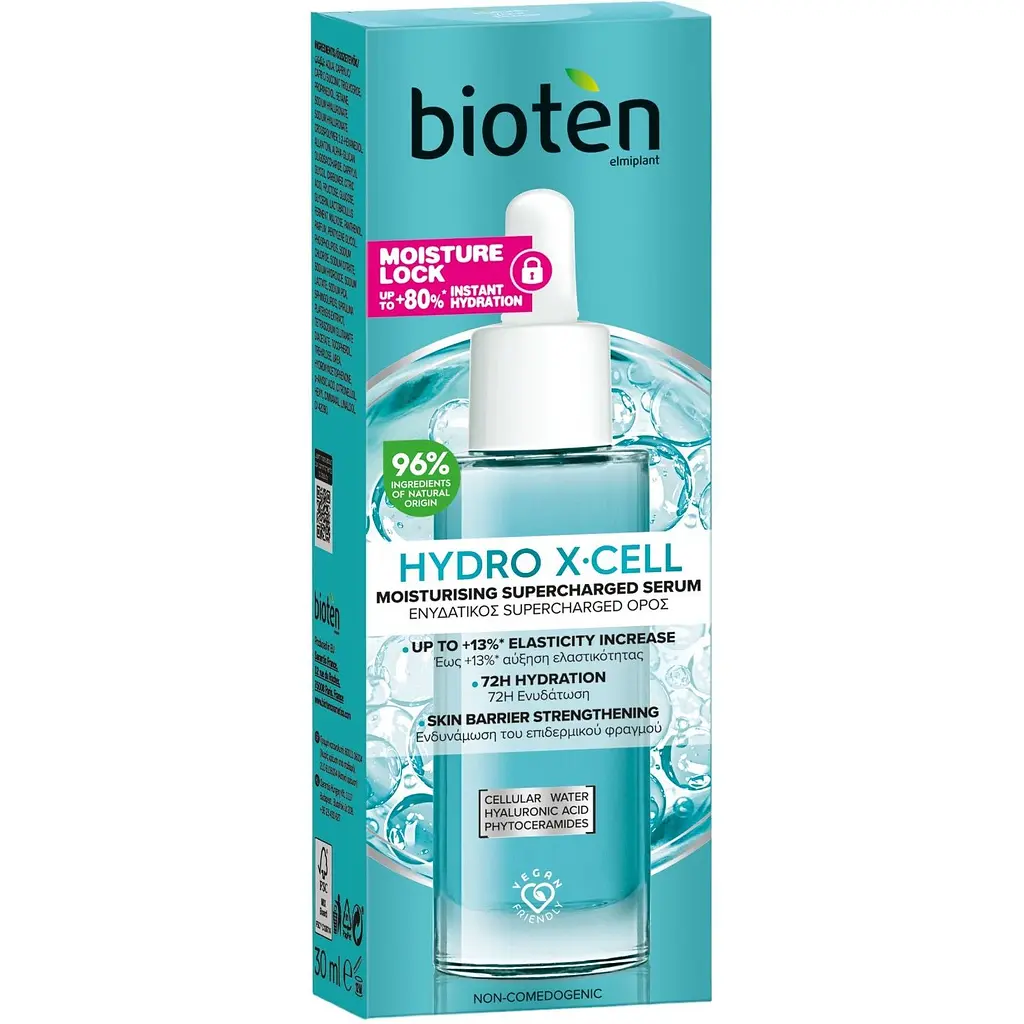 Увлажняющая сыворотка для лица Bioten Hydro X-Cell Moisturizing Supercharged Serum 30 мл - фото 2
