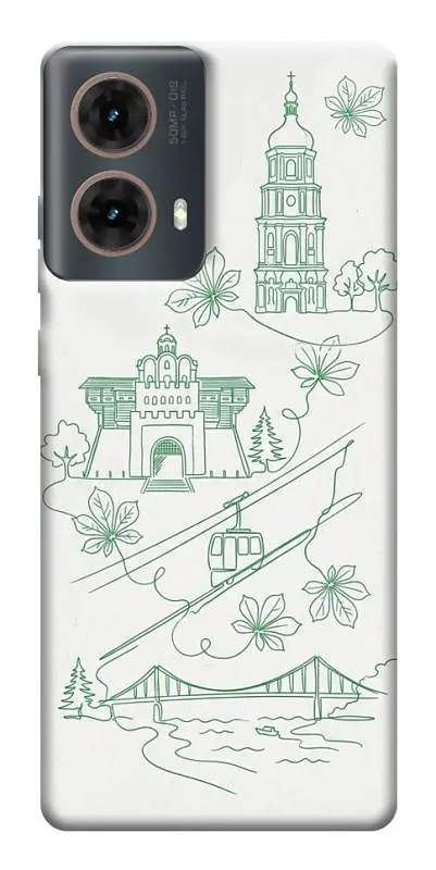 TPU чохол Demsky Heart of Kyiv для Motorola Moto G85