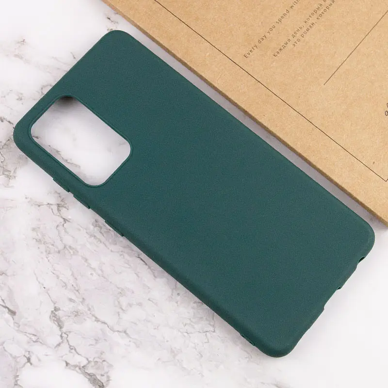 Силіконовий чохол Candy для Samsung Galaxy A52 4G / A52 5G / A52s Зелений / Forest green - фото 4