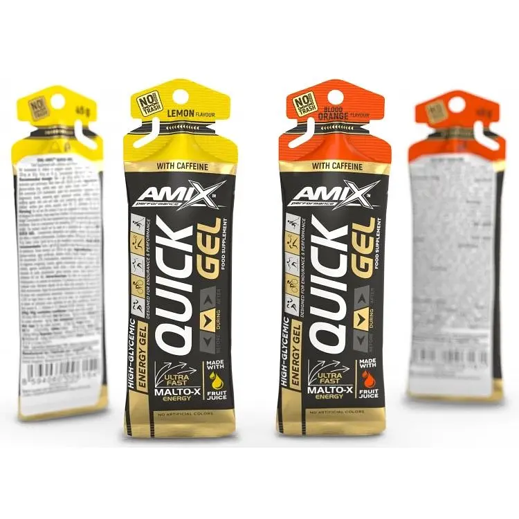 Ізотонік Amix Performance Quick Gel with caffeine апельсин 45 г - фото 2