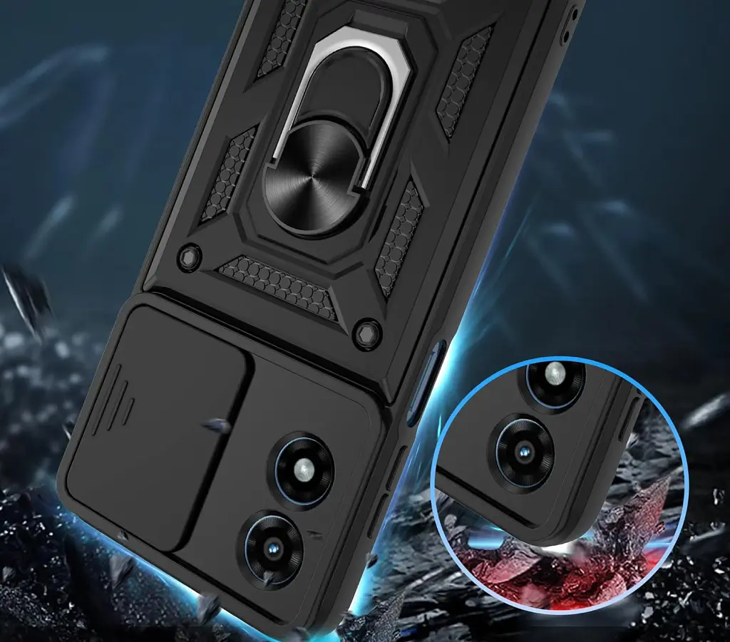 Панель BeCover Military для Motorola Moto G04/G04s Black (713062) - фото 2
